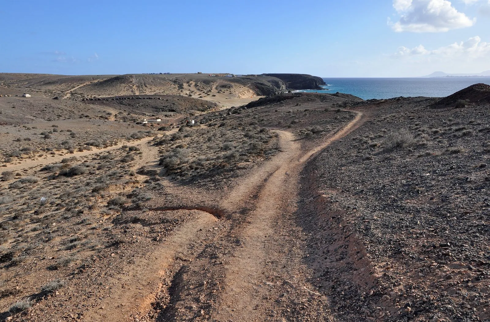 The turquoise coves of Playas de Papagayo on the south coast of Lanzarote