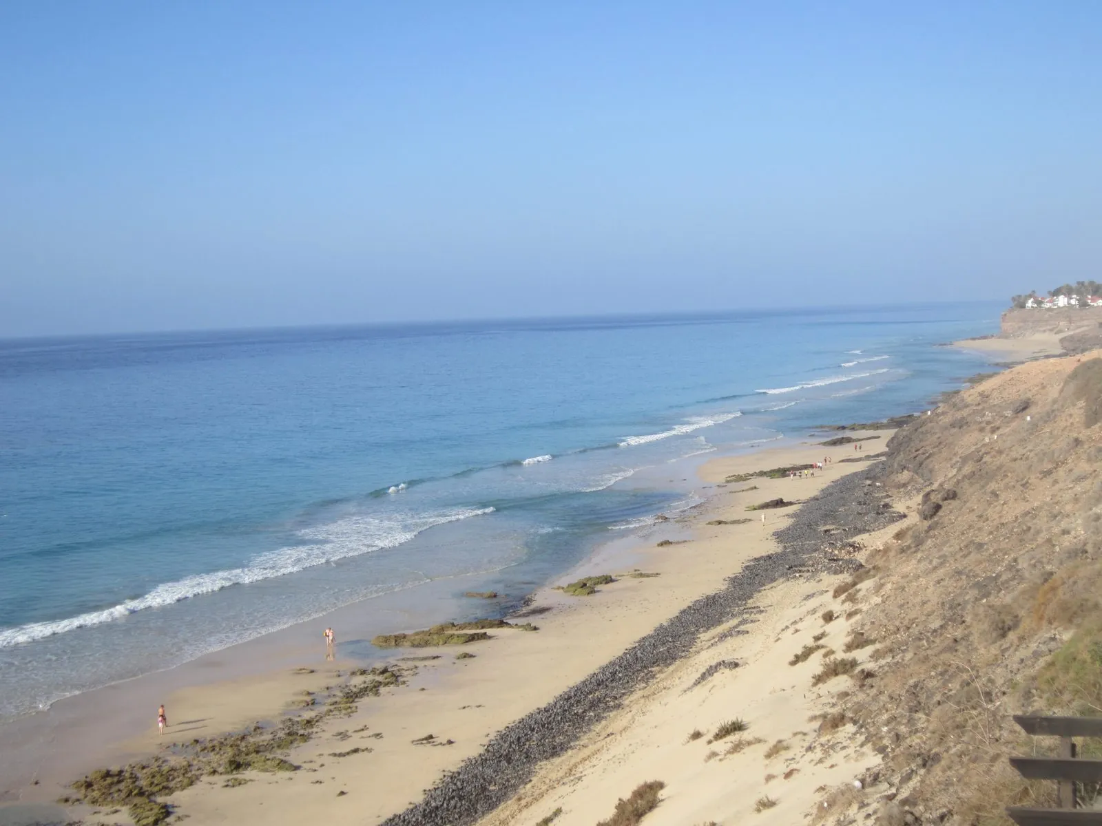 Golden sand and clear water of Playa de Butihondo on the Jandia peninsula, Fuerteventura