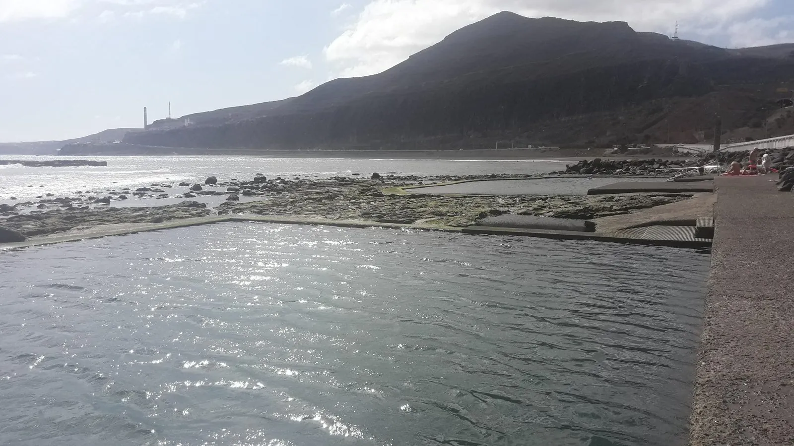 Tidal saltwater pools beside Playa de La Laja, Las Palmas, Gran Canaria