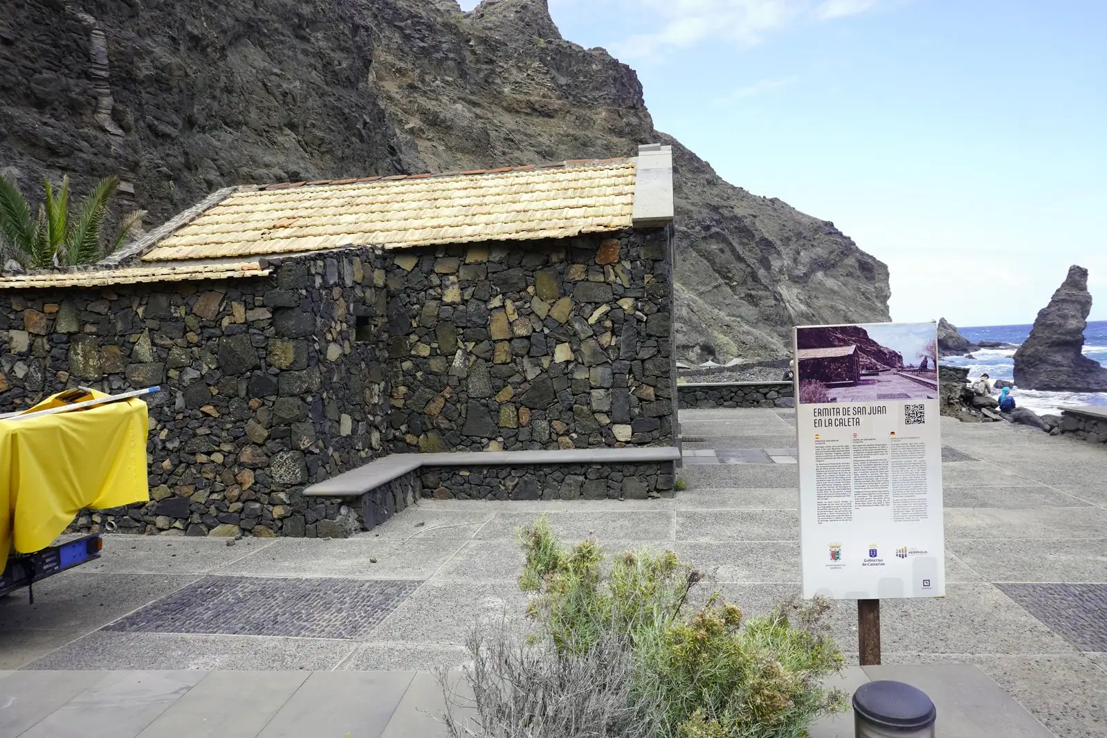 The little chapel of San Juan beside Playa de la Caleta, La Gomera