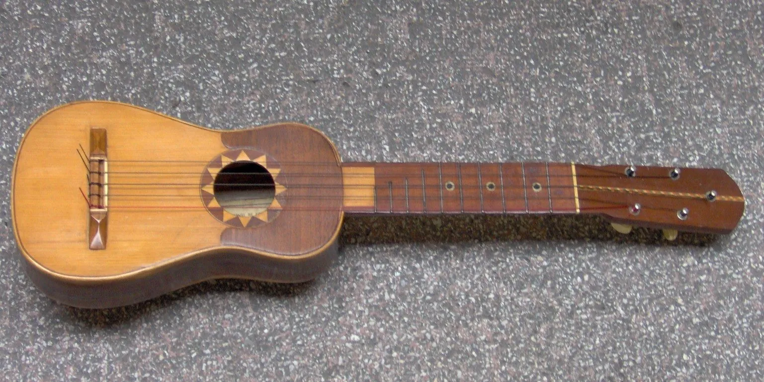 The timple, the small five-string guitar central to Canarian folk music