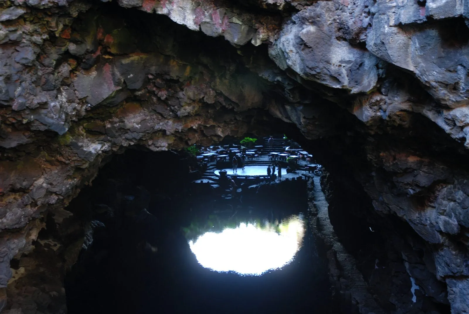 Jameos del Agua, the lava-cave attraction designed by Cesar Manrique on Lanzarote