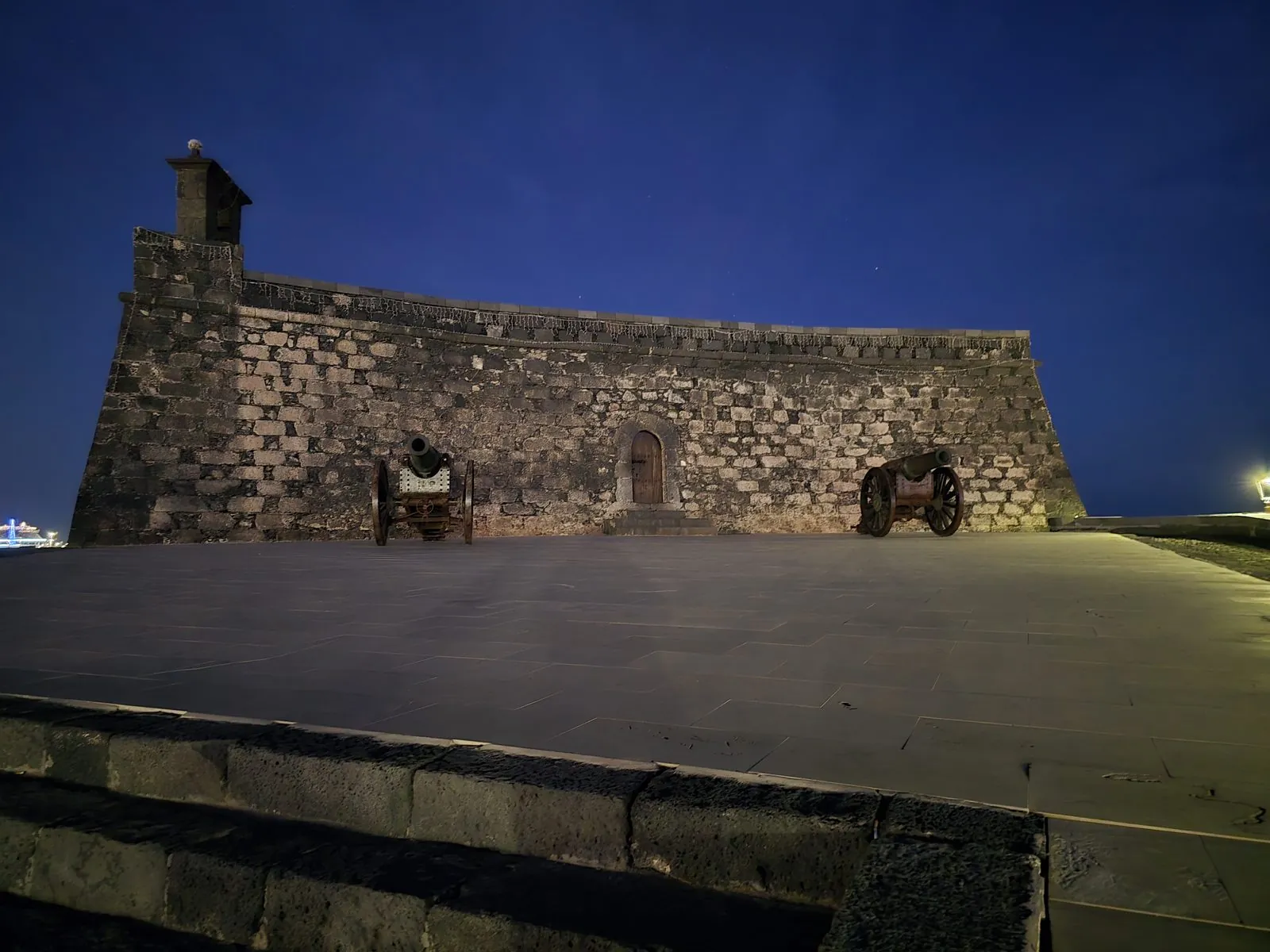 Old cannons in front of the Castillo de San Gabriel, Arrecife, Lanzarote