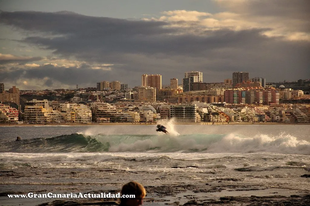 Las Palmas de Gran Canaria desde El Confital