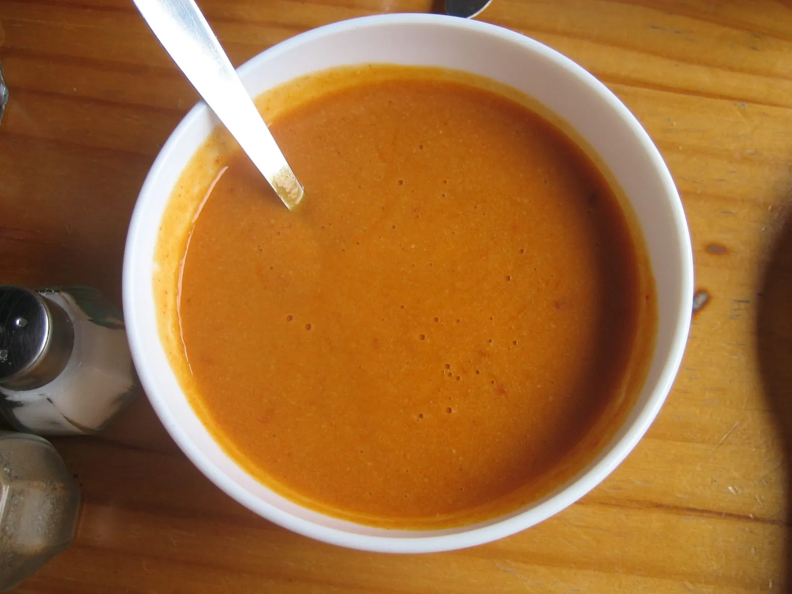 A bowl of almogrote, the spicy hard-cheese spread of La Gomera