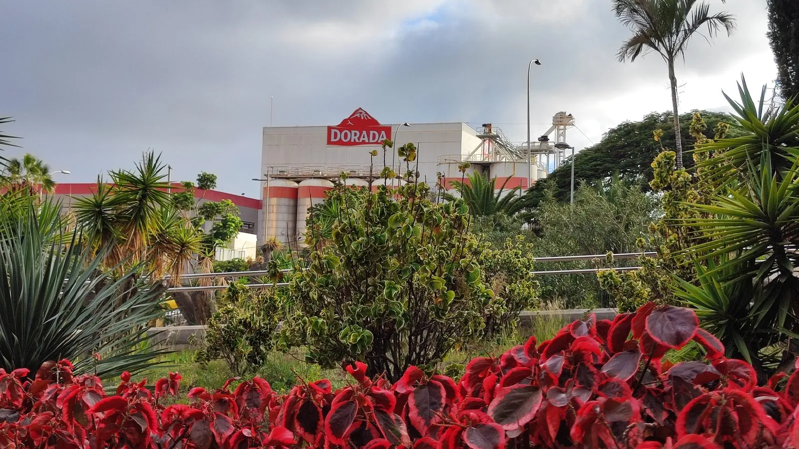 The brewery of Dorada, the popular local beer of the Canary Islands, in Tenerife