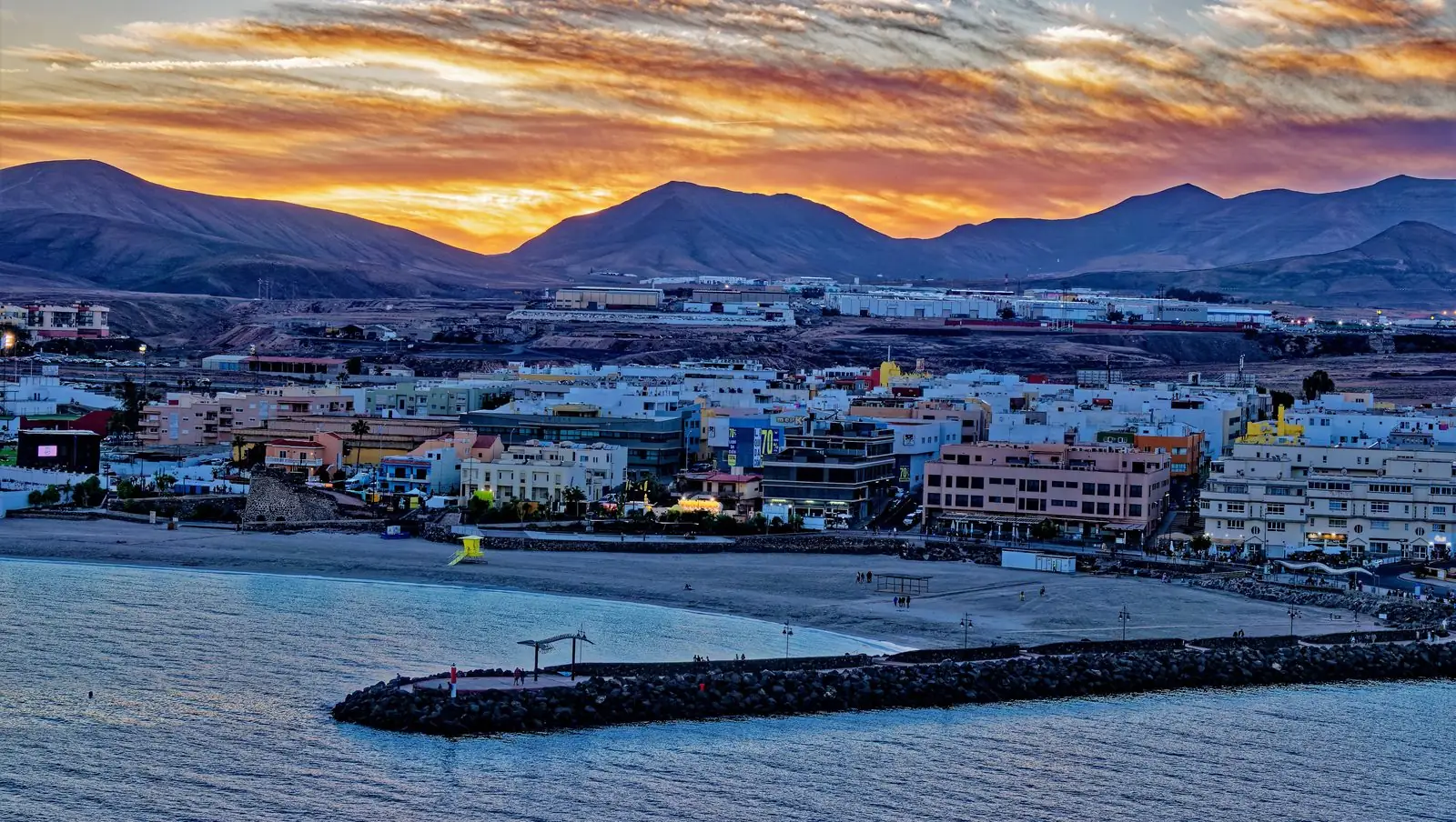 Puerto del Rosario, en Fuerteventura (Las Palmas, España)