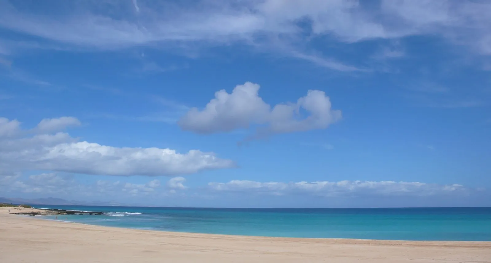 The wide beaches and dunes of Corralejo, Fuerteventura