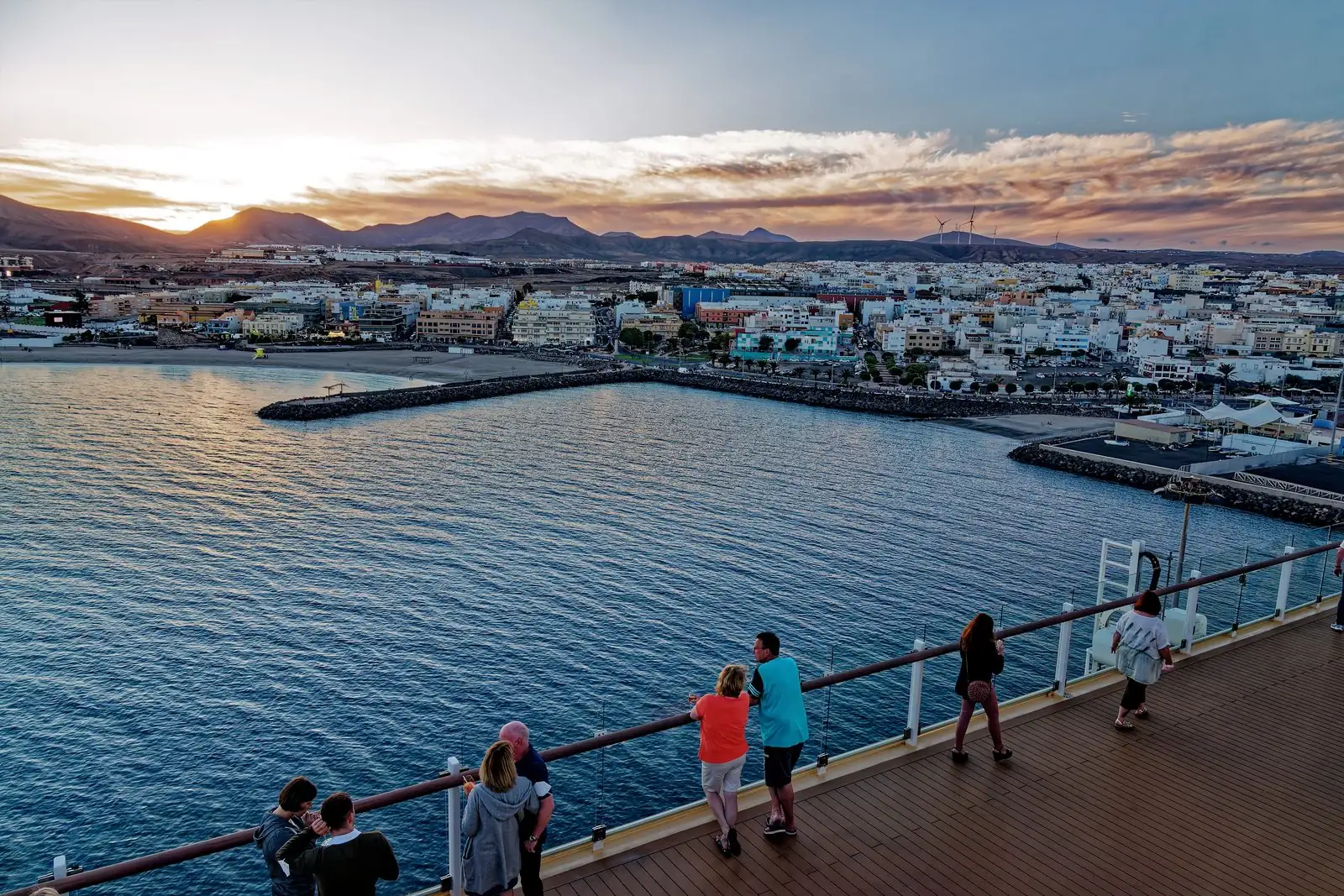 Evening light over Puerto del Rosario, Fuerteventura