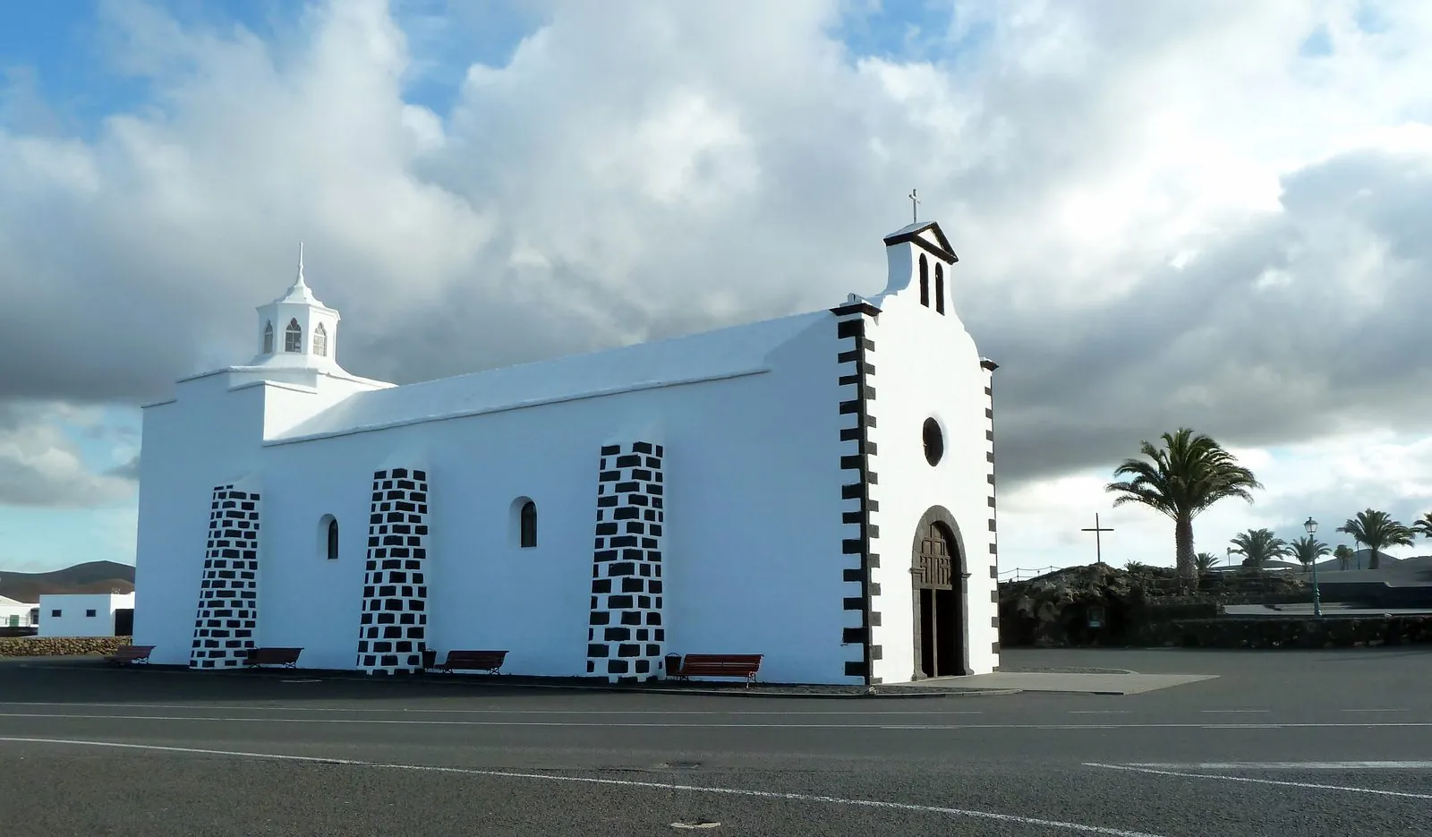 Sanctuary of the Virgen de los Dolores near Tinajo, Lanzarote