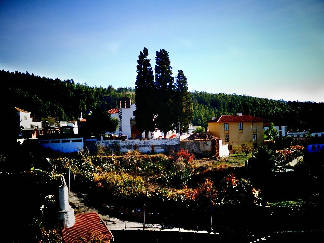 Houses of the mountain village of Vilaflor de Chasna, Tenerife