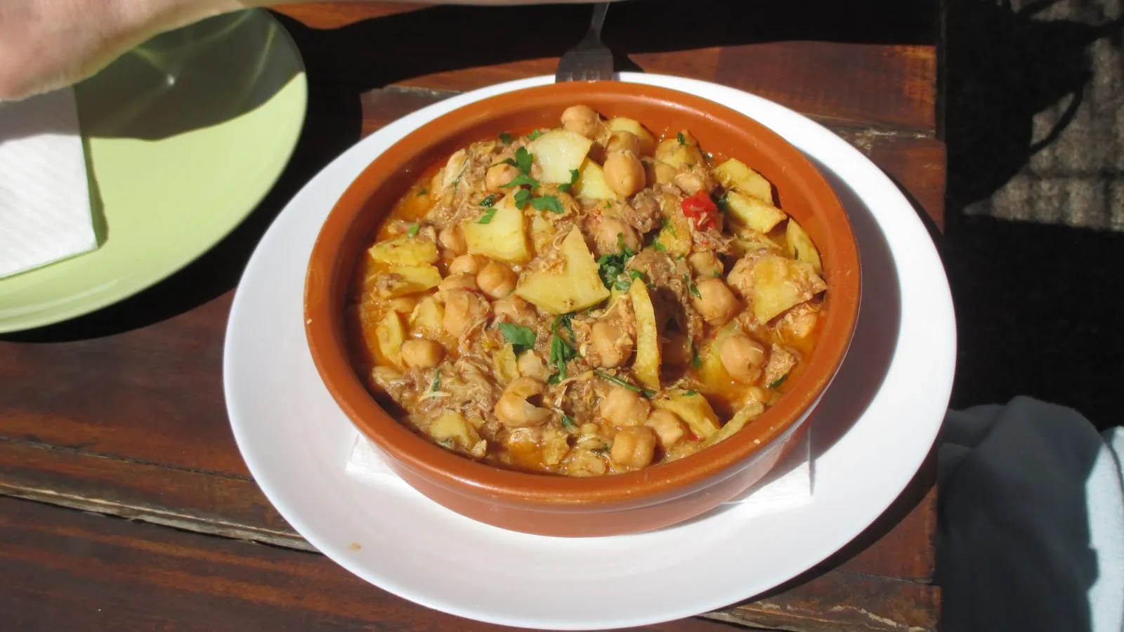 Ropa vieja Canarian style in Fataga, Gran Canaria, the Canary Islands