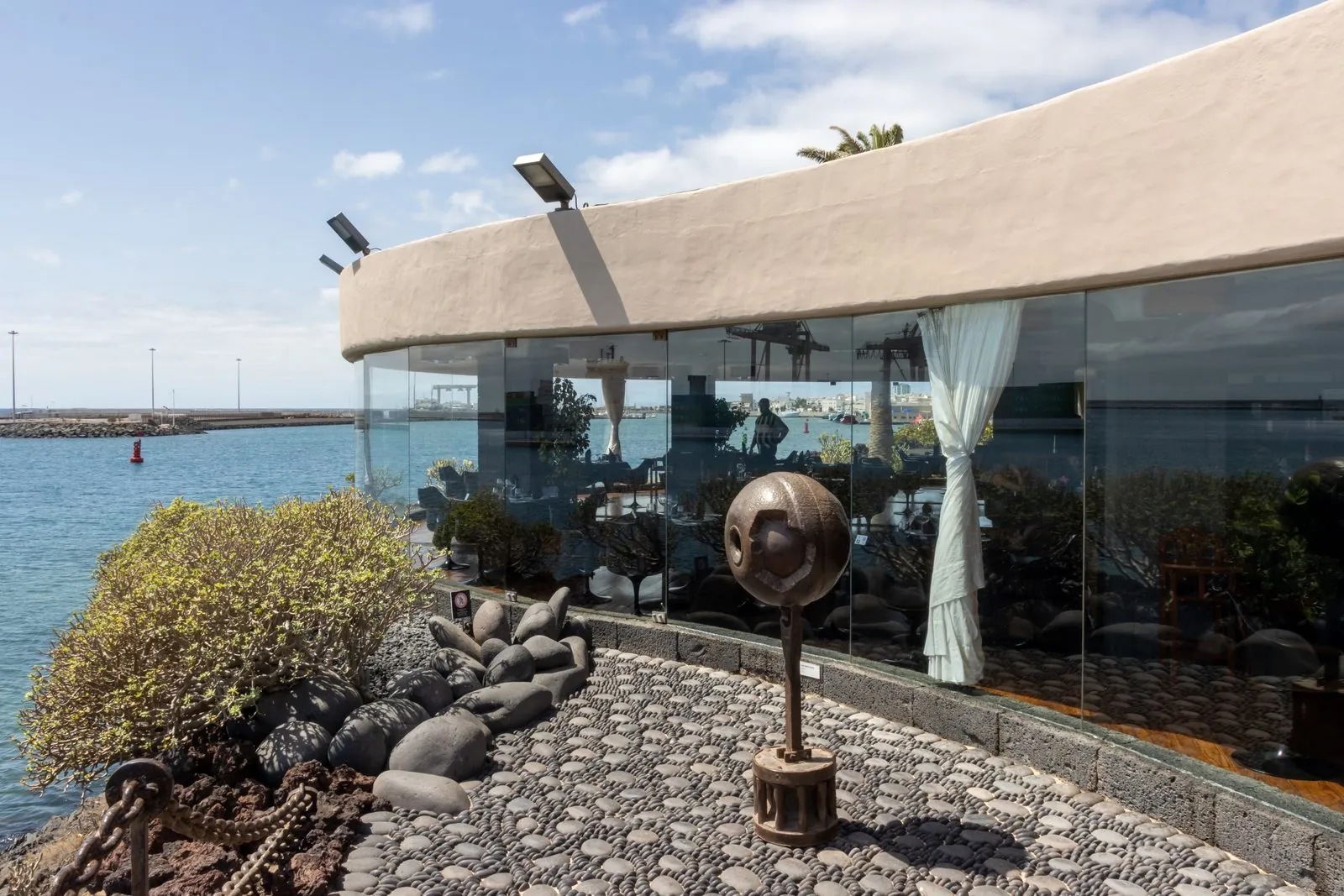 The Castillo de San José, the 18th-century fortress housing the MIAC contemporary art museum, Arrecife, Lanzarote