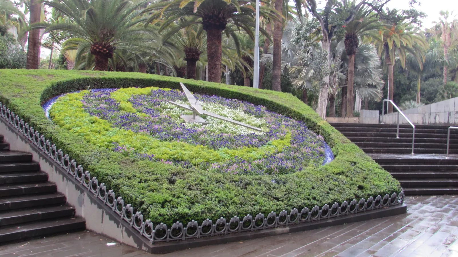 The floral clock of Parque García Sanabria, Santa Cruz de Tenerife